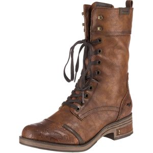 Mustang Dames veterschoenen Veterschoenen Hoog - cognac - Maat 37