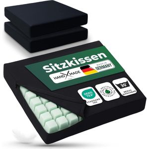 Novaliv - Rolstoelkussen - 3x Wasbaar Gelkussen - Anti-decubituskussen voor Rolstoelen