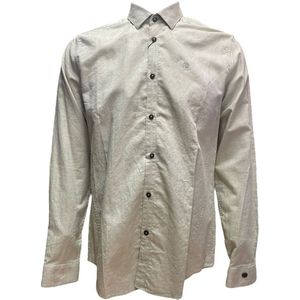 PME Legend - Overhemd - Wit / Blauw - Maat S