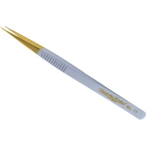 Beauty Label Pincet - Lash Tweezer - BL-11 - Wit/Goud