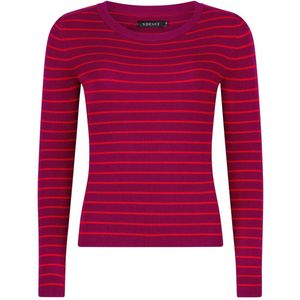 Ydence - Knitted Top Devina - Shirt - Bordeaux