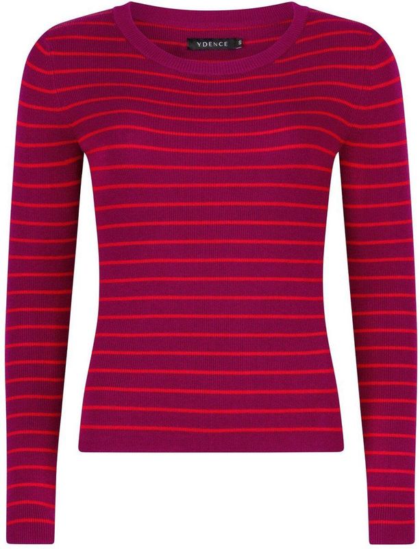 Ydence - Knitted Top Devina - Shirt - Bordeaux