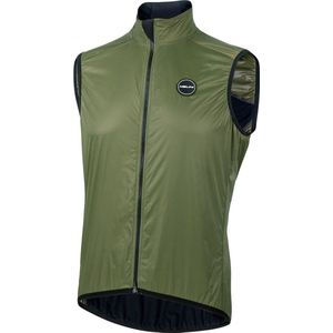 Nalini Unisex Windvest - windstopper mouwloos Groen - TEXAS VEST Olive - XL