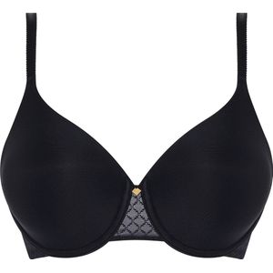 Chantelle EasyFeel - Norah Chic - Bedekkende T-Shirt BH - Zwart - B 75