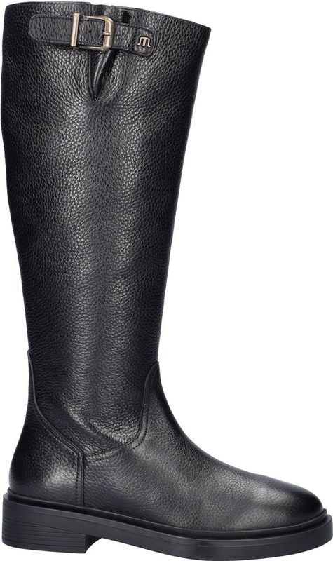 Maruti - Farah - Knielaarzen - Zwart - Hoge Laarzen met Rits