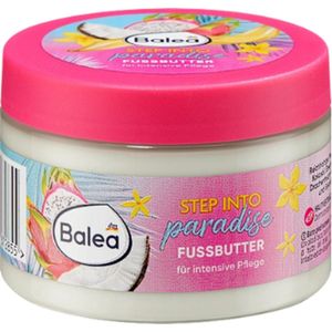 Balea Voetboter - Step into Paradise | 1x 150 ml - Met sheaboter, kokosolie, drakenvruchtenextract en glycerine