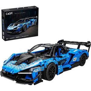 Cada Bricks technisch bouwpakket - Dark Knight GTR Supercar - Bouwset voor kinderen en volwassenen - Aanbevolen vanaf 12 jaar