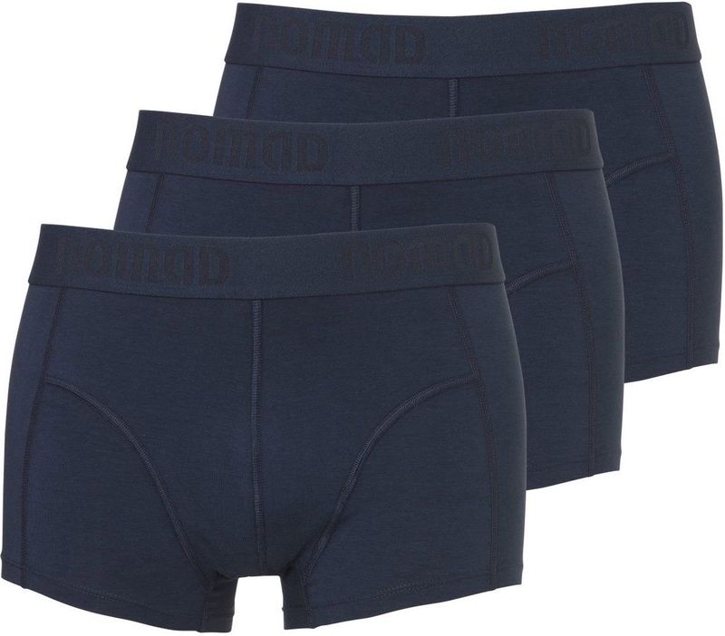 NOMAD® Daily Boxershort 3-Pack | Donkerblauw | S | Slim Fit Heren Ondergoed | Ademend & Vochtregulerend | Gemaakt met Tencel™