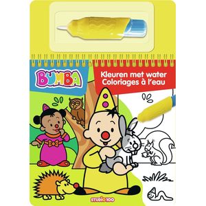 Bumba kleurboek met pen - Kleuren met water - dieren
