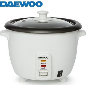 Daewoo DRCOOKER Rijstkoker - 1 Liter - Uitneembare Binnenpan en Warmhoudfunctie - Wit