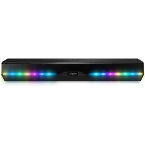 PartyFunLights - Draadloze Soundbar - Bluetooth - Ingebouwde Accu - Krachtig Geluid