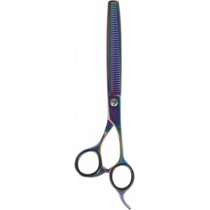 Thinning Schaar 7.5 inch (Zeven kleuren) - Rechtshandige kappersscharen | Uitdunnen Schaar | Professionele Uitdunschaar | Barber Schar | Effileerschaar 7.5 inch