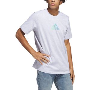 adidas - Power Logo T-shirt - Wit - Korte Mouwen