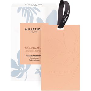 Millefiori - Laundry - Geurkaarten - Gemme D'Agrumi - 3 stuks - Kast Parfum - Voor In De Kledingkast