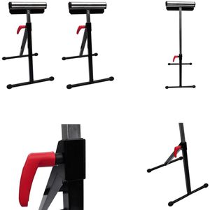 vidaXL Zaagbok inklapbaar set van 2 - Ladder - Ladders - Zaagbok Inklapbaar - Zaagbokken Inklapbaar