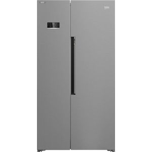 Beko GN1603140ZHXBN - Amerikaanse koelkast Zilver