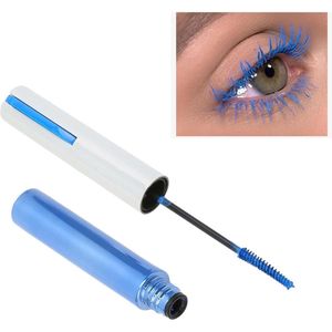 Blue Mascara Elongation Waterproof Long Lasting - 6g with Comb - Safe for Sensitive Eyes and Contact Lens Carriers .
