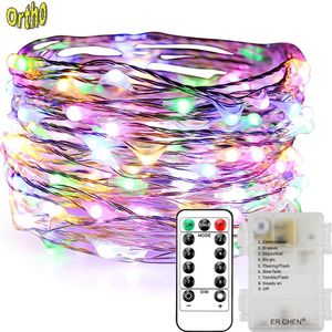 Ortho® - Partylights - Feestverlichting - Sfeerverlichting - Fairy lights - Verlichting - 20 Meter - Kerstverlichting - Warm Wit - Multicolor