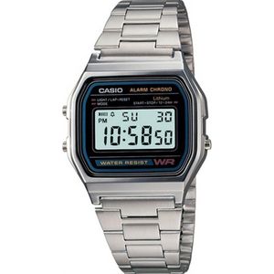 Casio Collection A158WA-1CR - Horloge - Staal - Zilverkleurig
