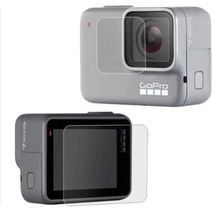 Gehard Glas Screenprotector voor GoPro Hero 7 Silver & White - 9H - 2 Stuks
