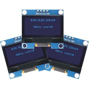 OLED-display 0,96 inch 128x64 pixels I2C-module voor Arduino