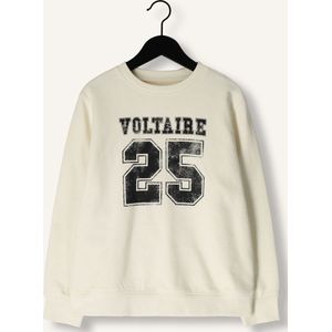 Zadig & Voltaire X60383 Truien & Vesten Jongens - Sweater - Hoodie - Vest- Ecru - Maat 140