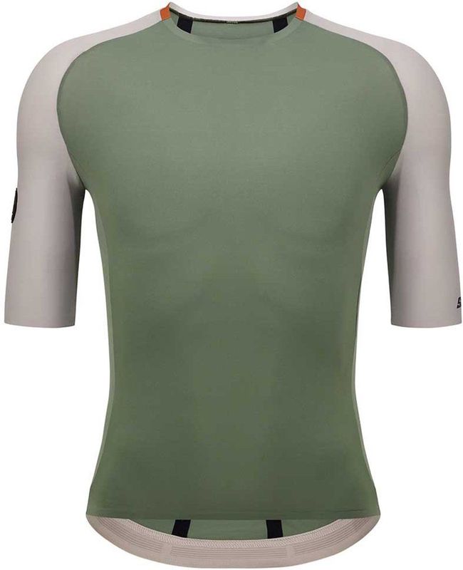 Santini - Pelle Stelth Fir - Fietsshirt - Olijfgroen - Stretch - 84% Polyamide, 16% Elastaan