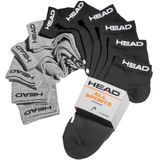 Head - Elements All Sports - Enkelsokken - Zwart-Grijs Melange - 11-Pack