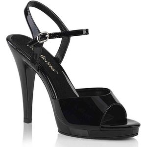 Fabulicious - FLAIR-409 Sandaal met enkelband - US 16 - 47 Shoes - Zwart