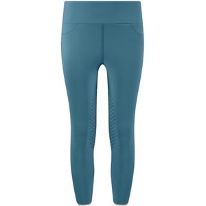 Kentucky Horsewear - Rijbroek Miami – Meisjes – Rijlegging met Knee Grip – Smaragd – Maat 120 – Ademend & Elastisch