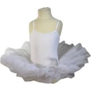 Crait - balletpak - voile rok - wit - 12 jaar