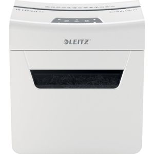 Leitz IQ Protect Premium 6X  Stille Papierversnipperaar P-4 Snippers Voor Thuis/Thuiswerkplek - Invoer tot 6 Vellen - Wit