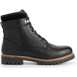 Travelin - Karhamn - Veterboots - Zwart - Leer