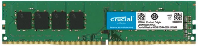 Crucial - P3200 BASIC - 16 GB DDR4-RAM - 1 x 8GB - 3200 MHz - DIMM 288 pin