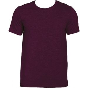 T-shirt met ronde hals 'Softstyle® Ring Spun' Gildan Maroon - 4XL