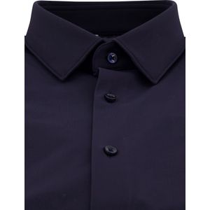 Hugo Boss overhemd mouwlengte 7 donkerblauw