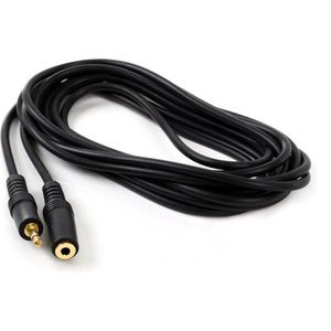 3,5mm jackkabel 3m mannelijk naar vrouwelijk verlengkabel stereo