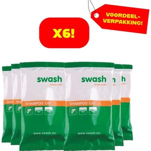 6x Swash Shampoo Cap Parfumvrij - Voordeelverpakking!