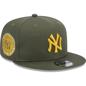 New York Yankees Cap - Team Side Patch - Limited Edition - Maat S/M Verstelbaar - Snapback - 9Fifty - Groen - New Era Caps - NY Pet Heren - NY Pet Dames - Petten