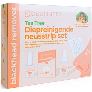 Destined® Neusstrips - Blackhead remover - Mee eters verwijderen Set - 100 stuks - Mee eter Verwijderaar - Poriënreiniger - Gezichtsmasker Peel off Masker - Blackhead masker - Pore strips - Gratis E-Book