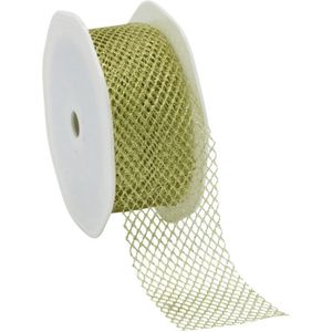 Shiny Mesh Goud > 50mm | 20m | 1 Stuk, 38mm | 20m | 1 Stuk