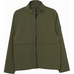 Groene (Avocado) stretch Softshell heren regenjas Cielo van Tantä XXL