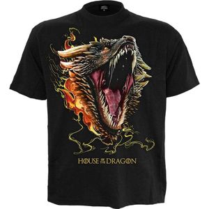 Game Of Thrones House of the Dragon - 2 - Drogon Heren T-shirt - zwart - M