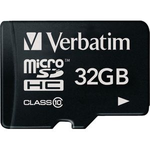 Verbatim MicroSDHC 32GB - Class 10
