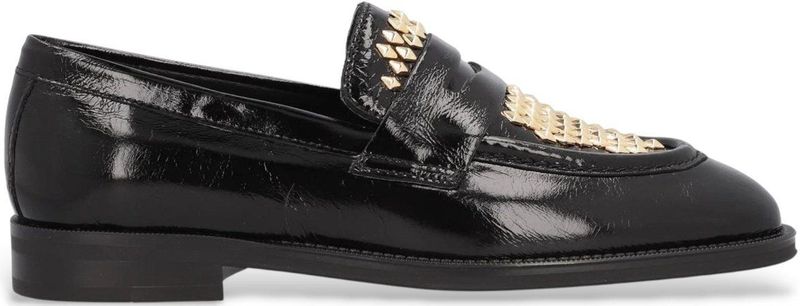 Alpe - New Mimi - Leren Loafers - Zwart - Plat - Casual