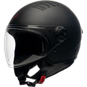 Motor Jet Jethelm NEMESIS Zwarte mat S van MOTOBLOUZ