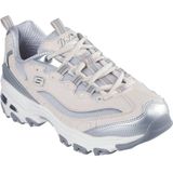 Skechers - D'Lites Chromatic - Sportschoenen - Wit - Leer/Mesh/Synthetisch
