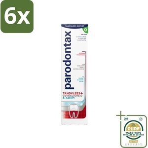Parodontax - Tandpasta - Tandvlees+Gevoeligheid & Adem - Dagelijkse Bescherming - 75 ml - Voordeelverpakking - 6 stuks - Gevoelige tanden - Slechte adem