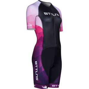 BTTLNS trisuit - triathlon pak - trisuit korte mouw dames - Typhon 2.0 SE - paars - XL