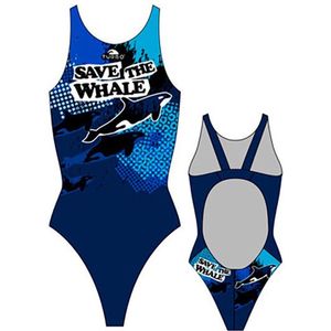 Turbo Save The Whale Pro Resist Zwemkleding Blauw S Vrouw